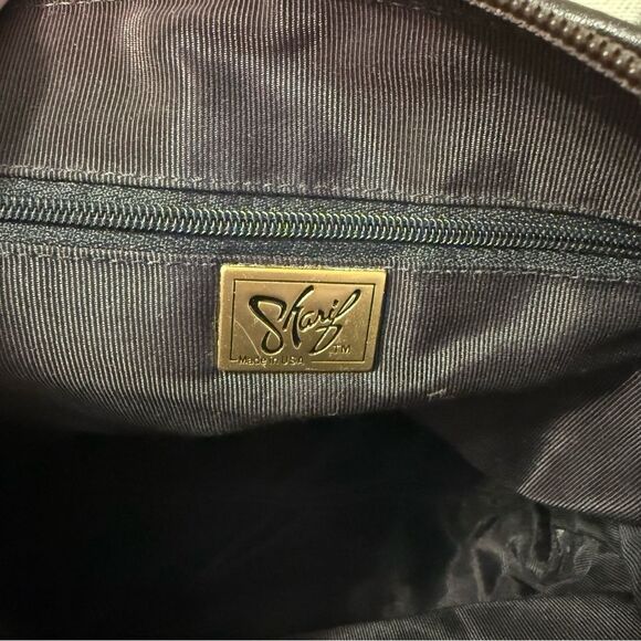 Sharif Vintage Brown Woven Suede and Gold Bag - Picture 3 of 11